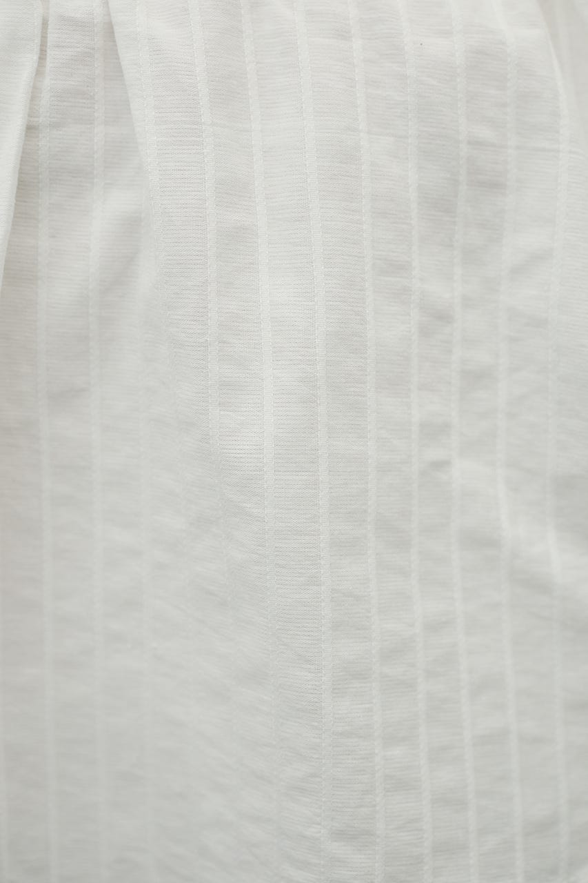 ティアードフリルシャツ WHT FREE