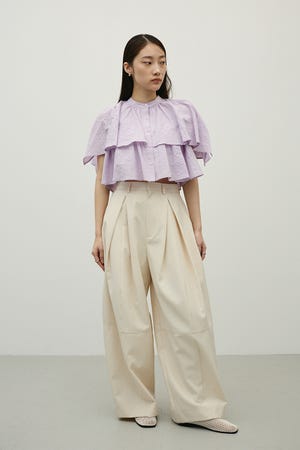 ティアードフリルシャツ