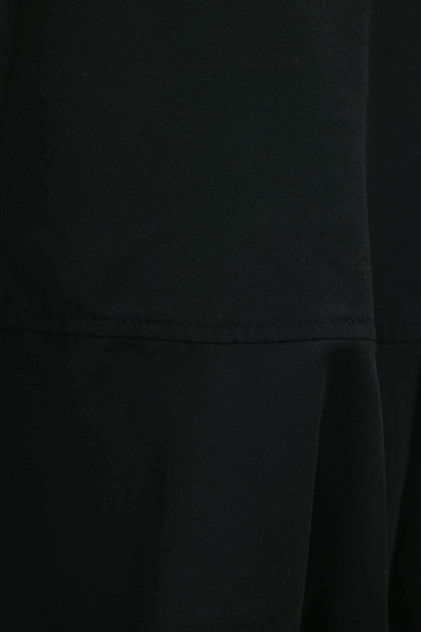 バルーンスリーブシャツ BLK FREE