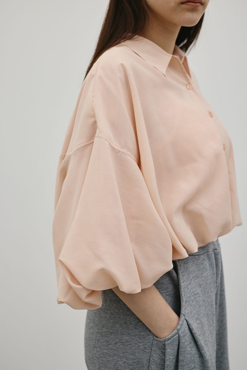 バルーンスリーブシャツ PNK FREE