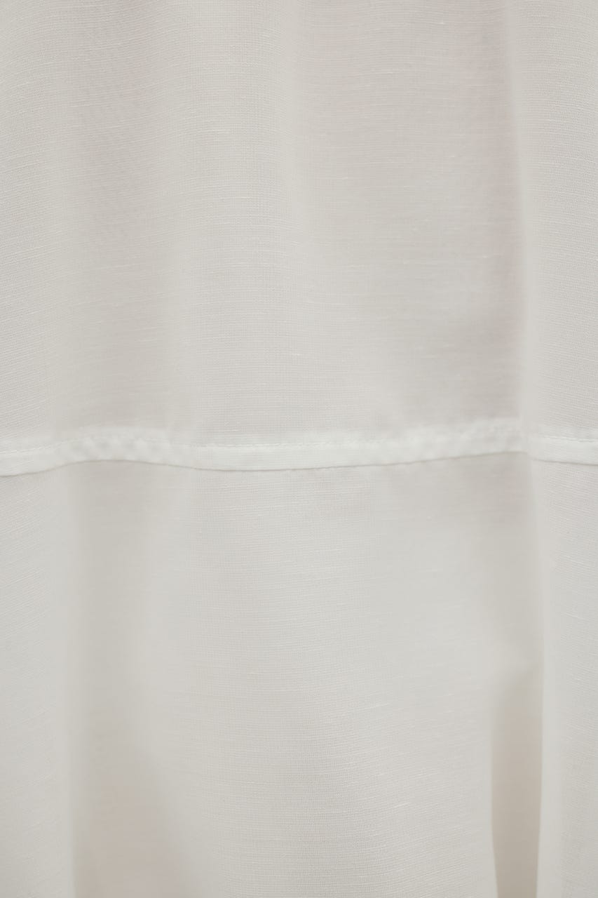 バルーンスリーブシャツ WHT FREE