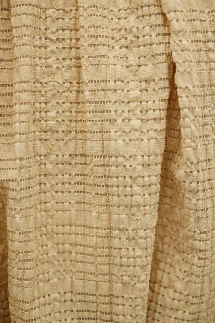 ボリュームスリーブレースブルゾン YEL FREE