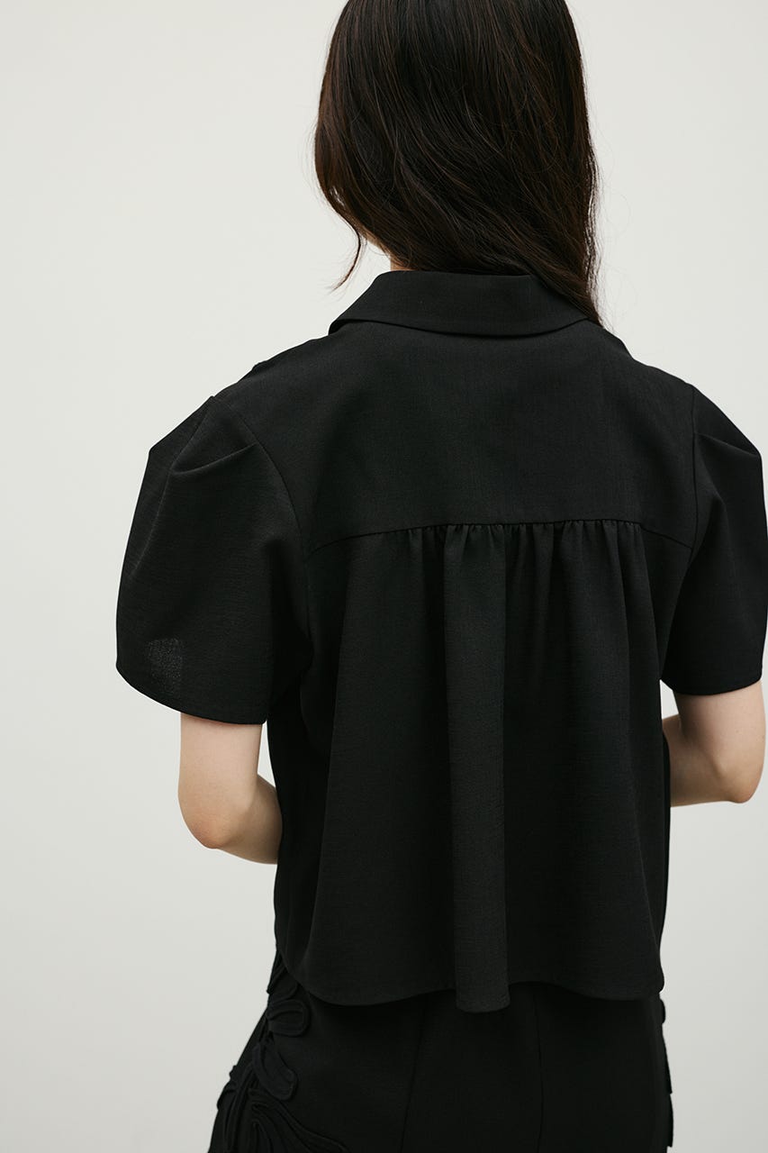 コードアクセントシャツ BLK FREE