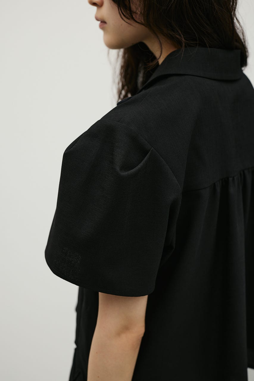 コードアクセントシャツ BLK FREE
