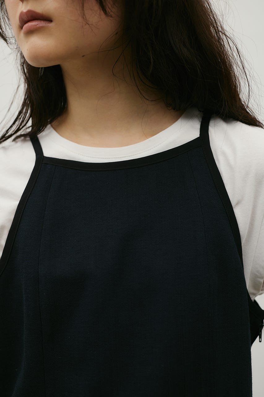 セットアップバイカラーキャミ NVY S