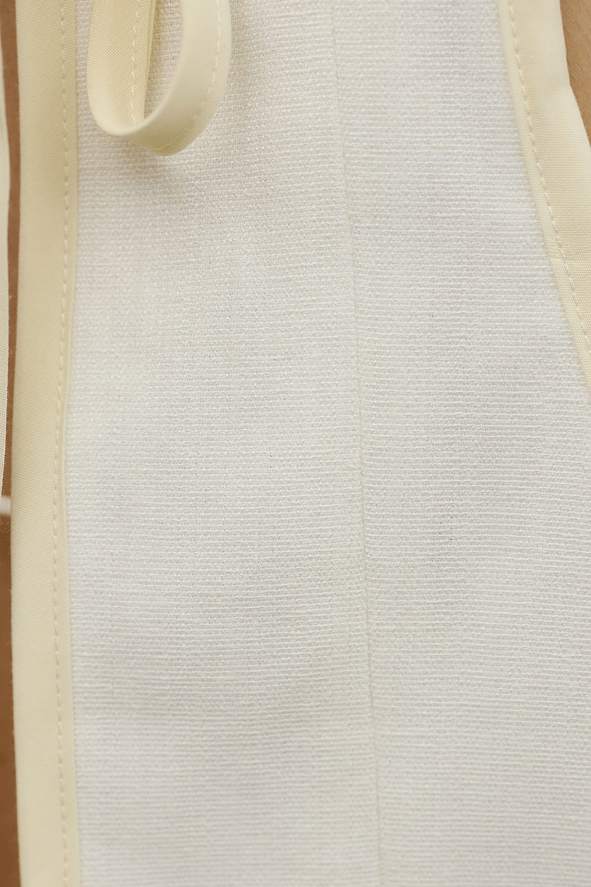 セットアップバイカラーキャミ WHT M