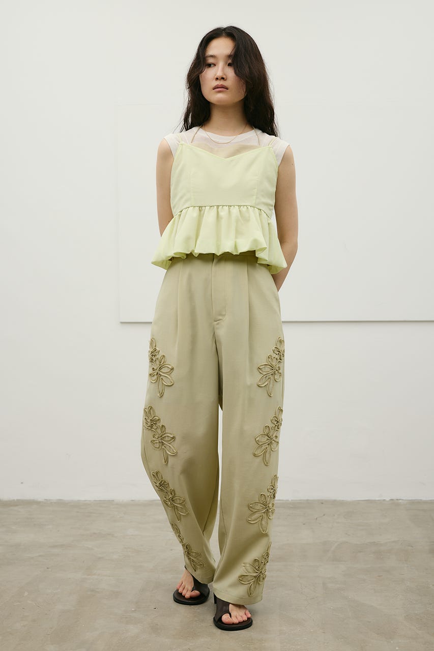 リネンミックスバルーンキャミ MINT S