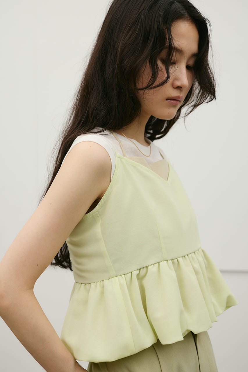 リネンミックスバルーンキャミ MINT S