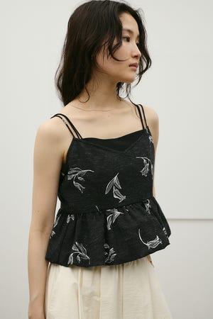 リネンミックスバルーンキャミ