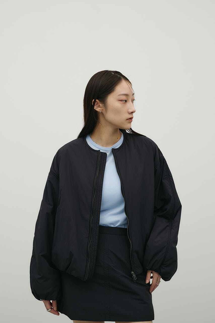 パディングミニスカート BLK S