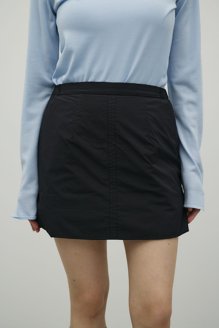 パディングミニスカート BLK S