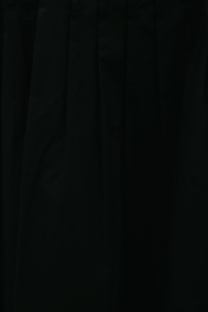 タックプリーツフレアスカート BLK M