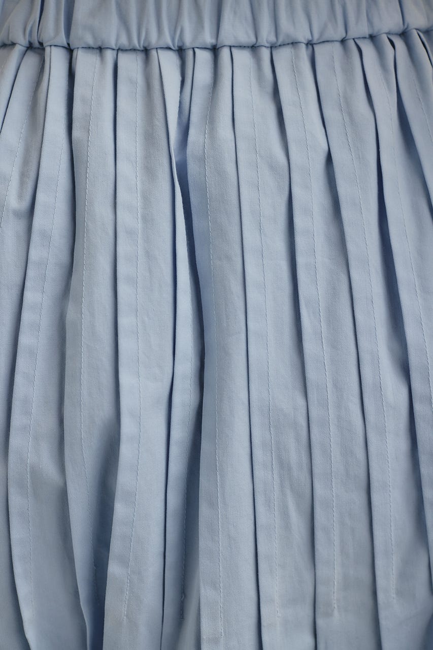 タックプリーツフレアスカート SAX S