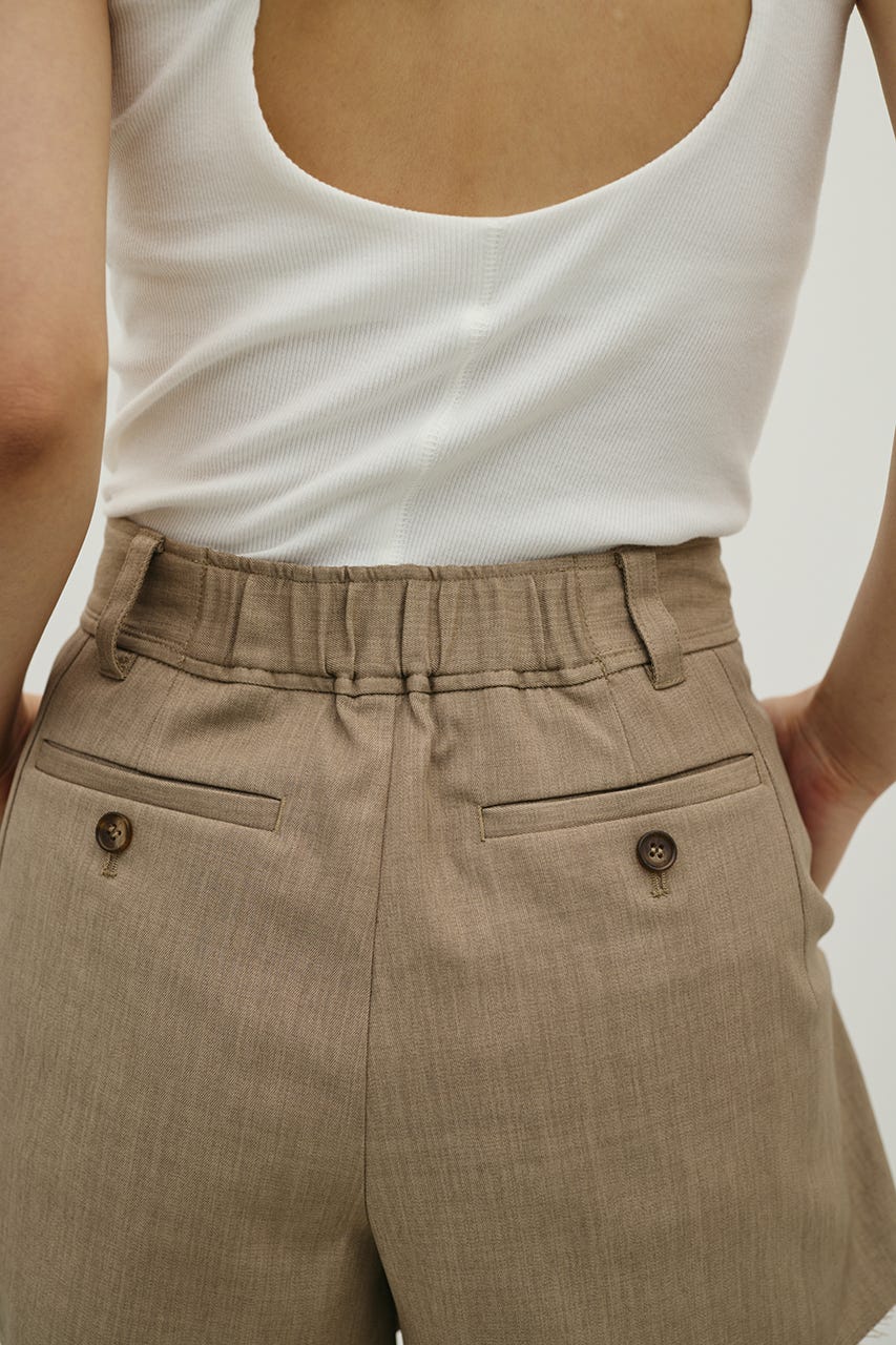 リメイクライクショートパンツ BEG M