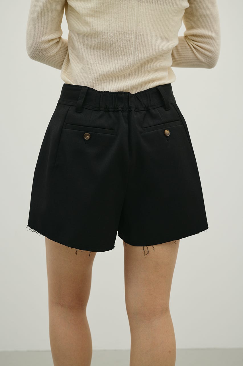 リメイクライクショートパンツ BLK S