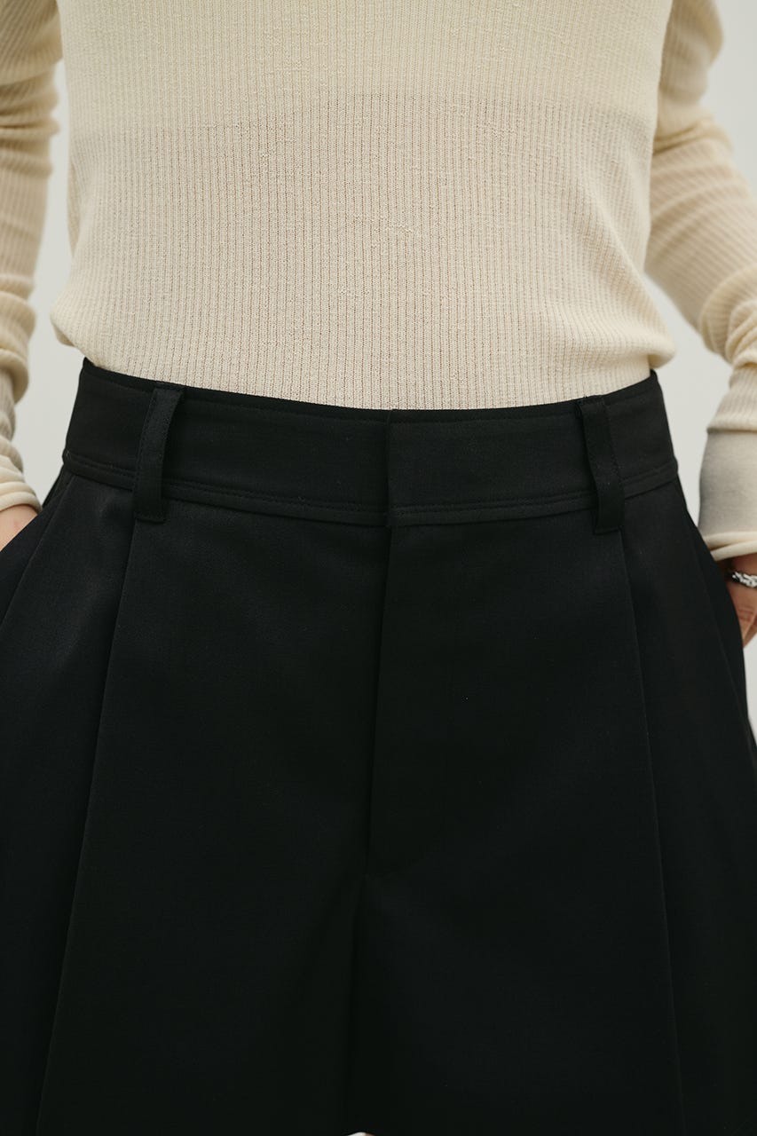 リメイクライクショートパンツ BLK S