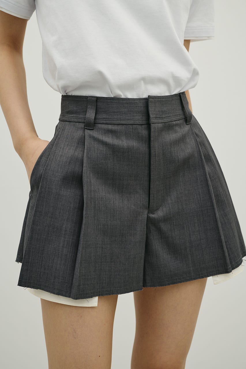 リメイクライクショートパンツ GRY S