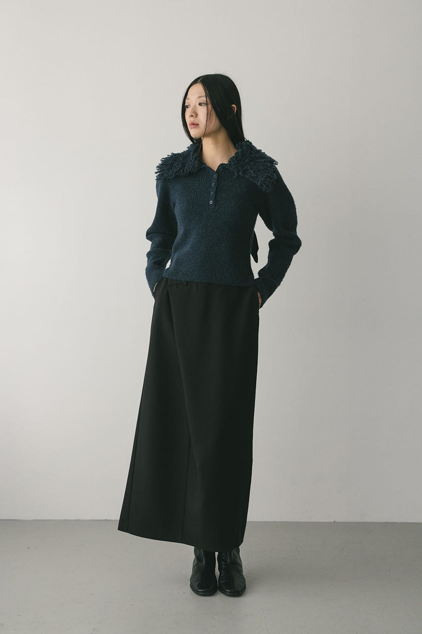 アイラインラップスカート BLK M