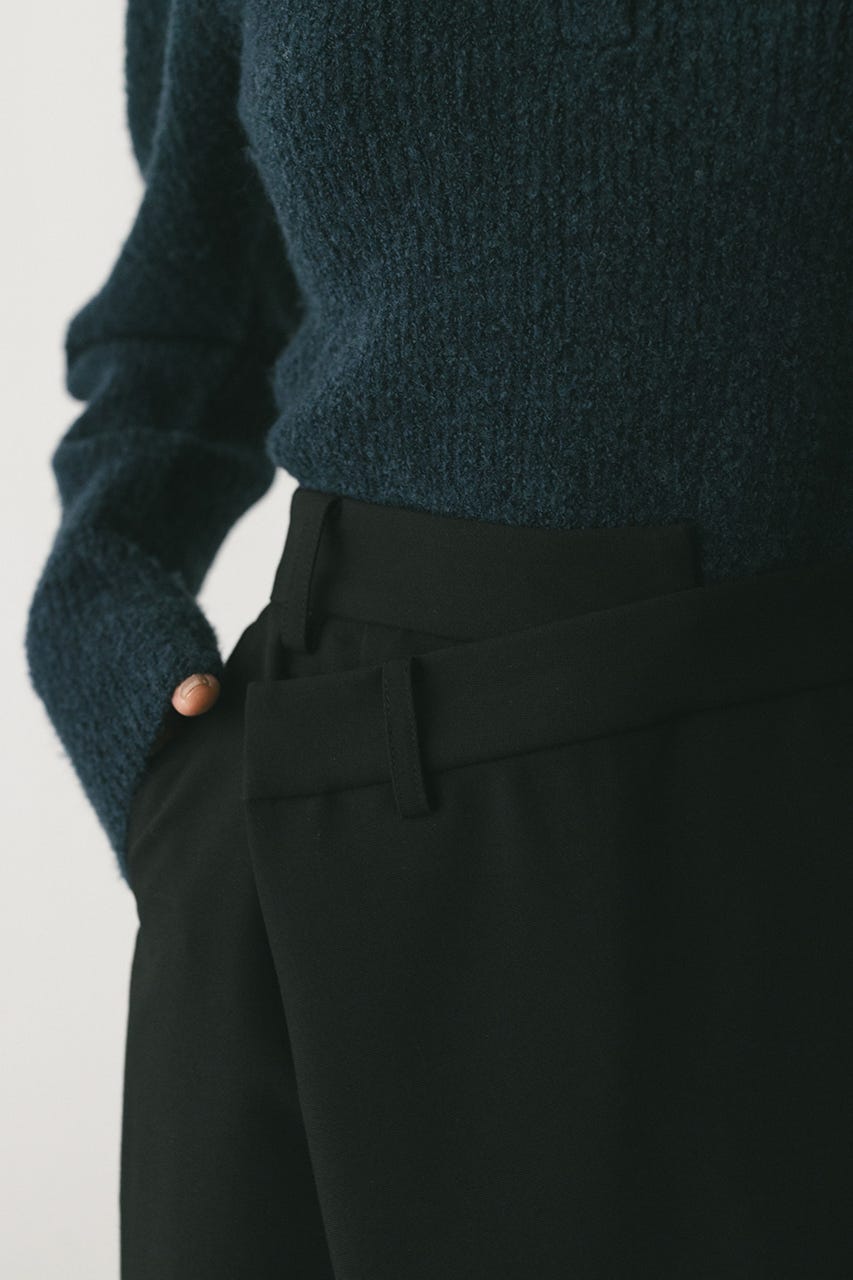 アイラインラップスカート BLK M