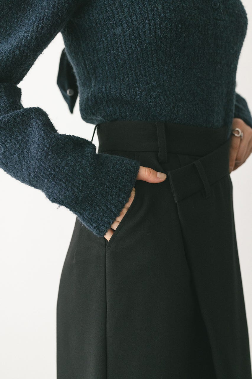 アイラインラップスカート BLK M