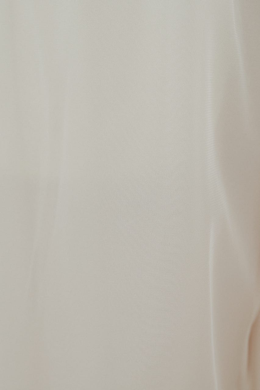 シアーレイヤードリラックスパンツ WHT M