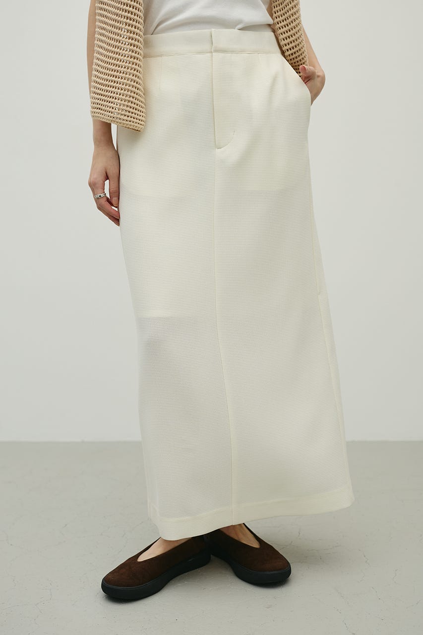 リネンライクストレートスカート IVOY M