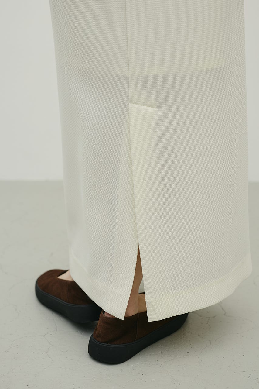 リネンライクストレートスカート IVOY M