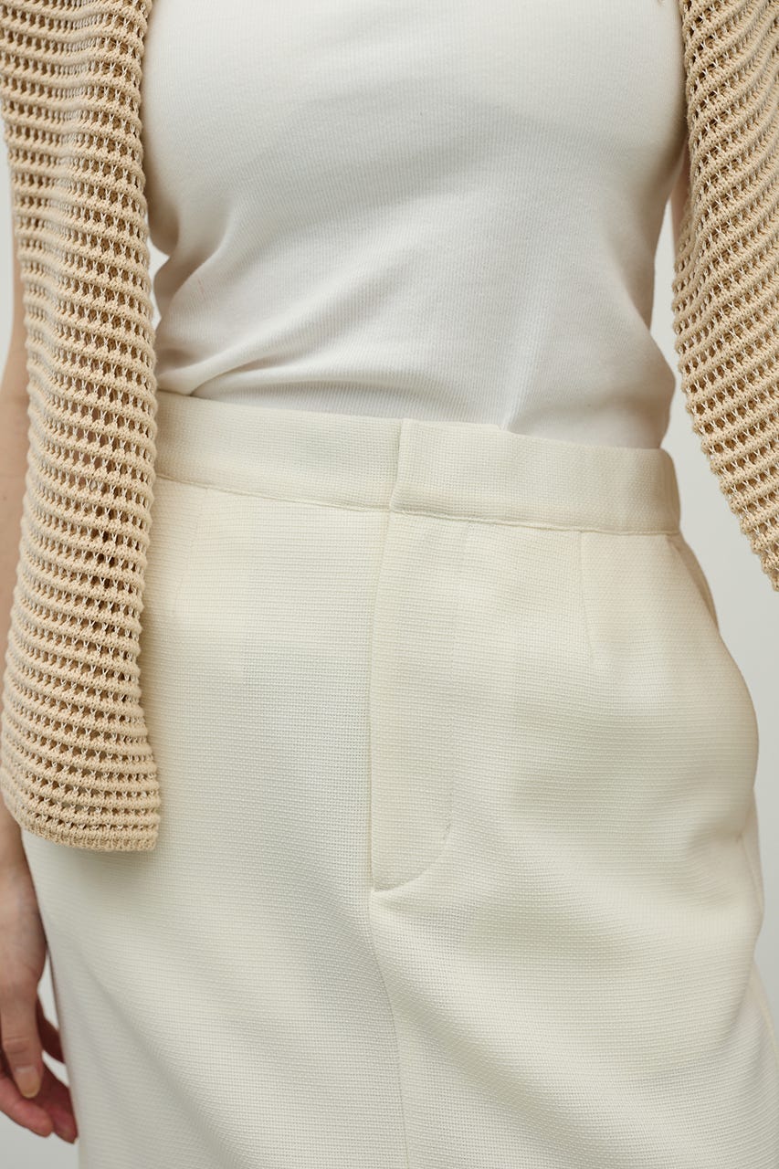 リネンライクストレートスカート IVOY M