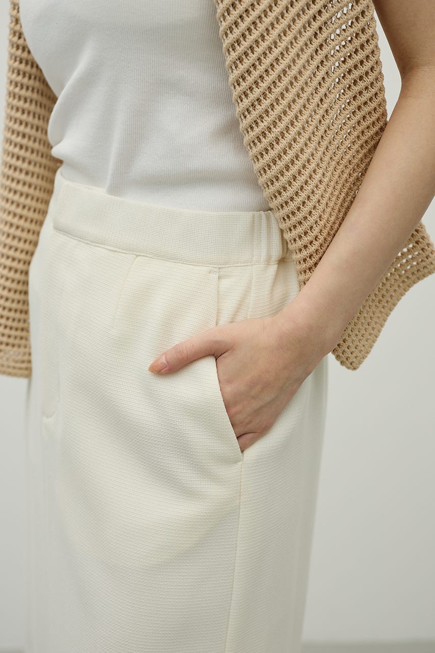 リネンライクストレートスカート IVOY M