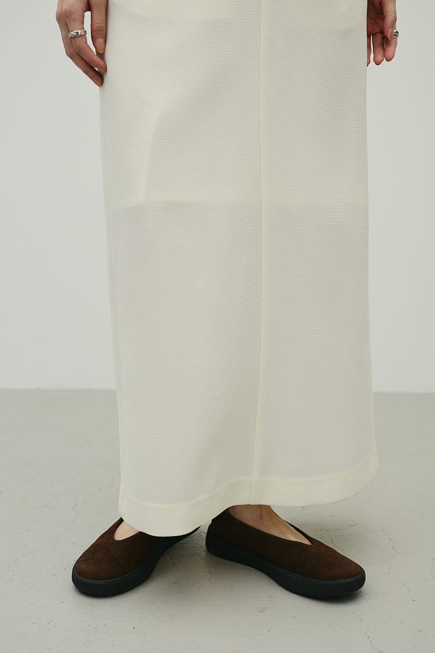 リネンライクストレートスカート IVOY M