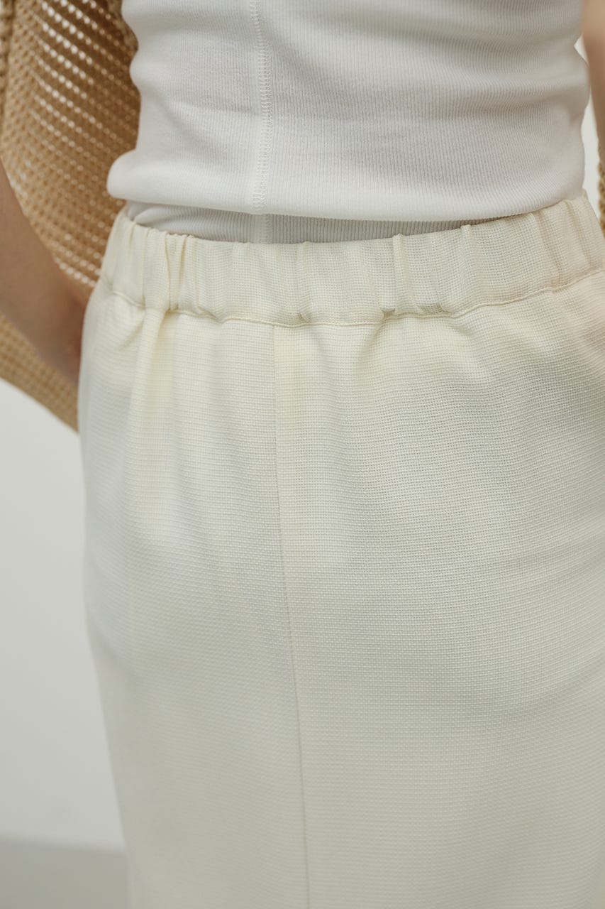 リネンライクストレートスカート IVOY M