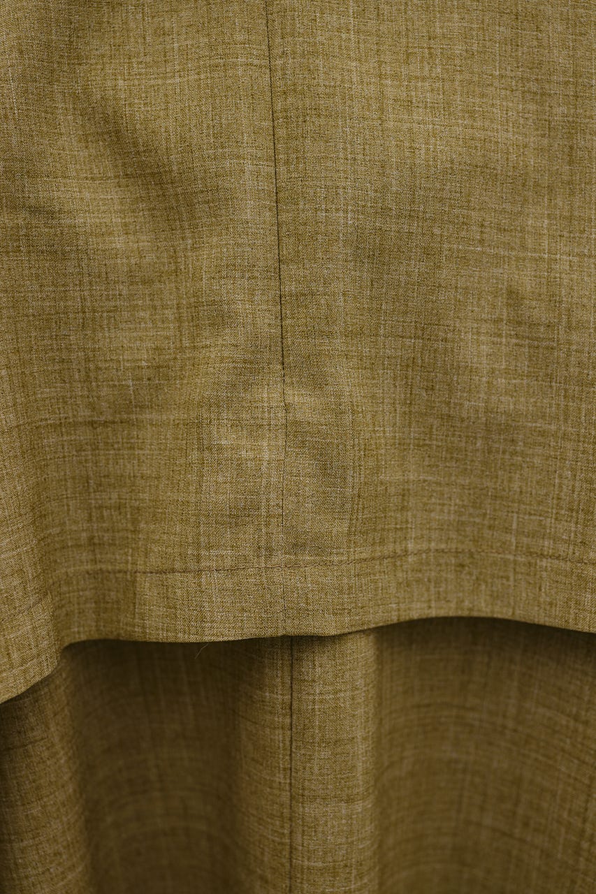 レイヤードフレアスカート BEG M