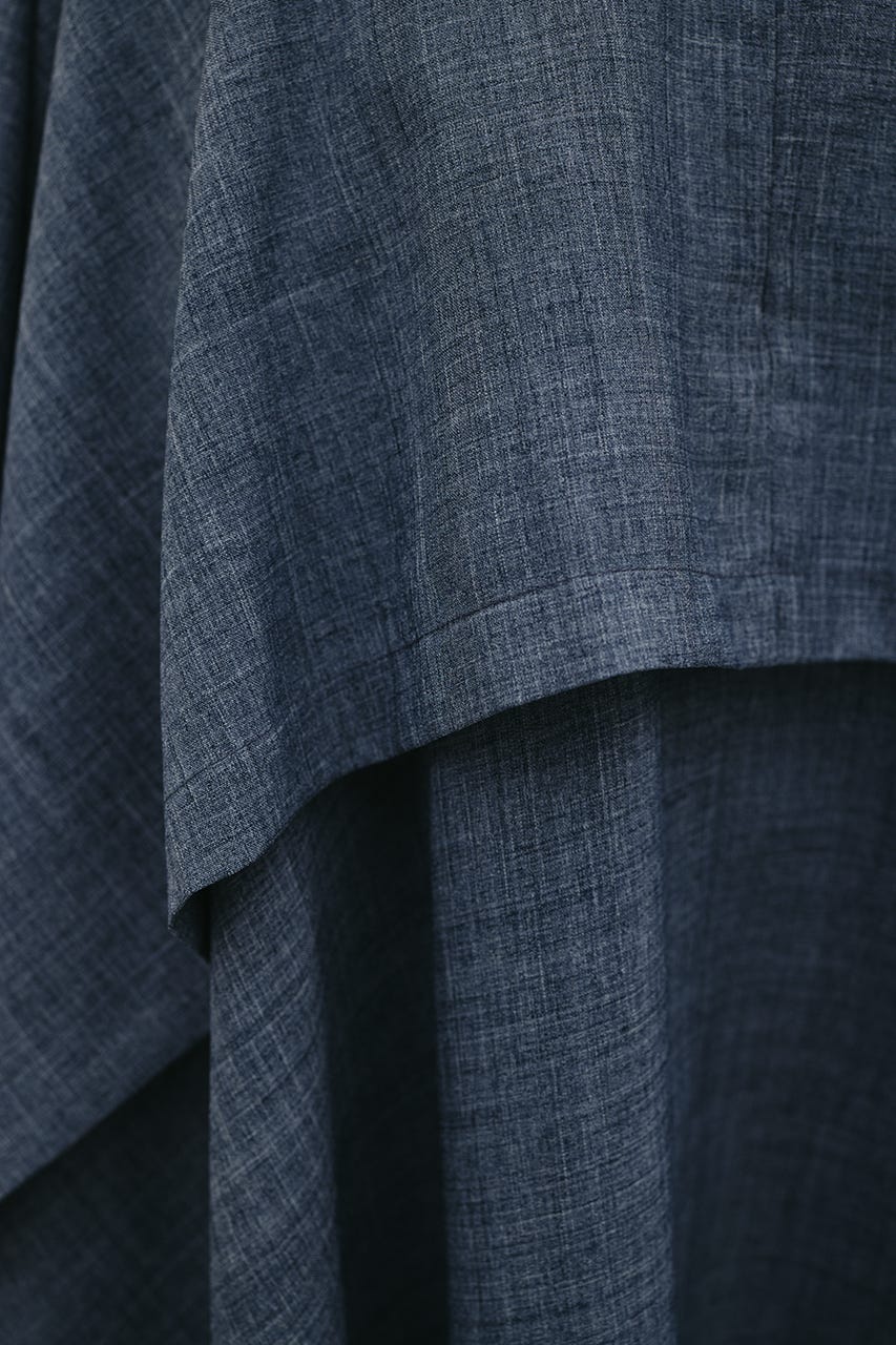 レイヤードフレアスカート GRY M