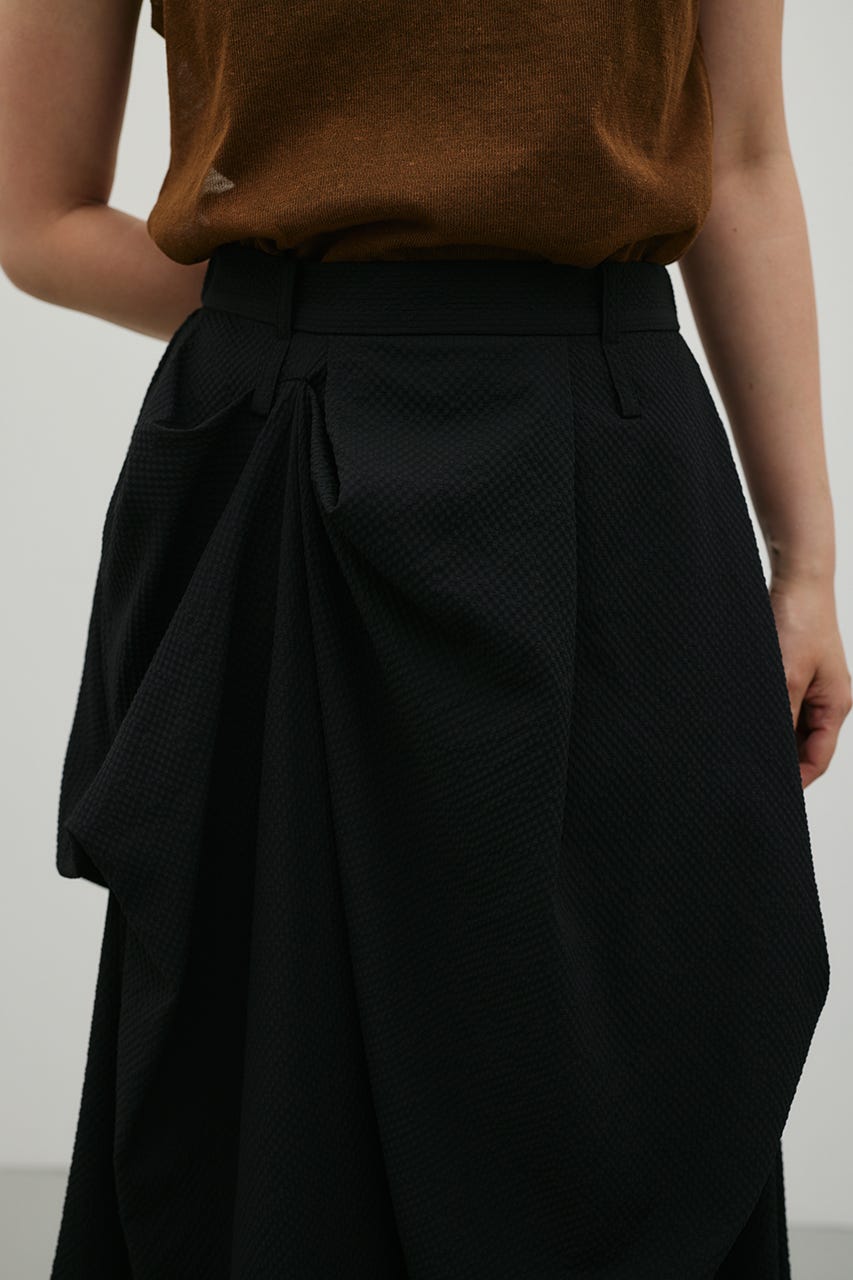 ランダムタックサッカースカート BLK M