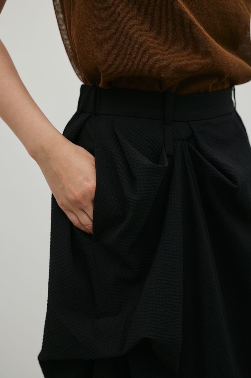 ランダムタックサッカースカート BLK M