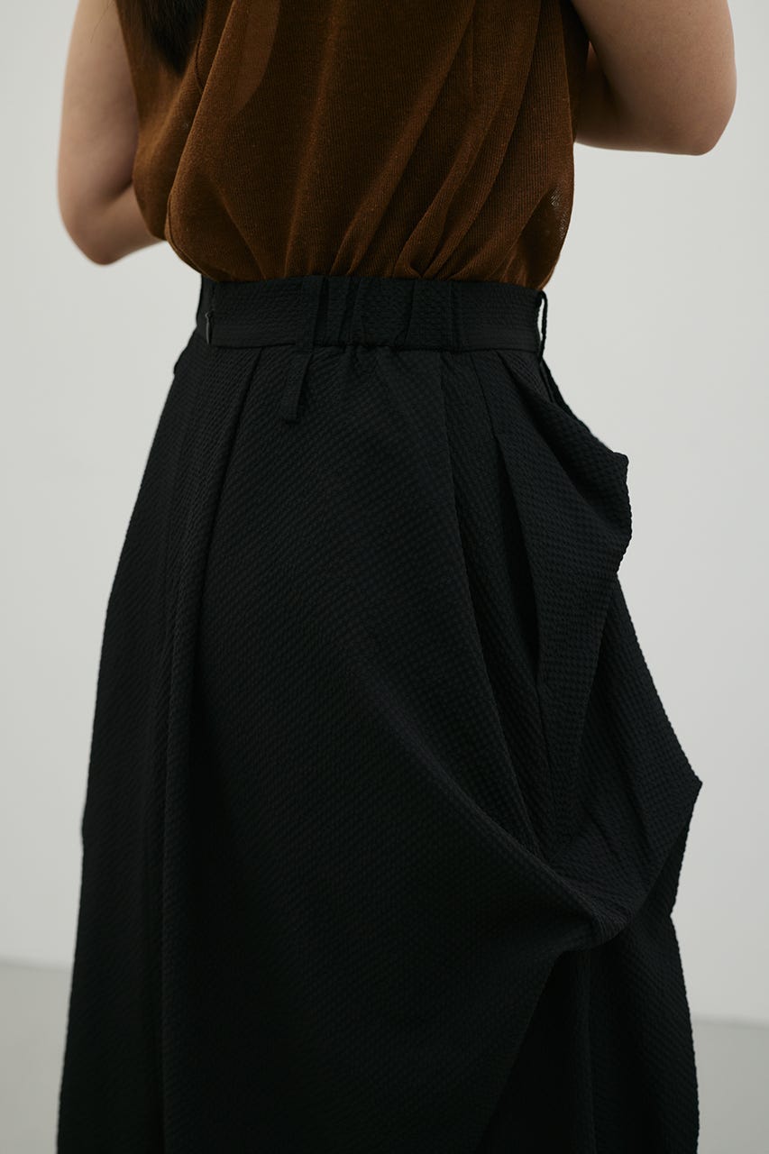 ランダムタックサッカースカート BLK M