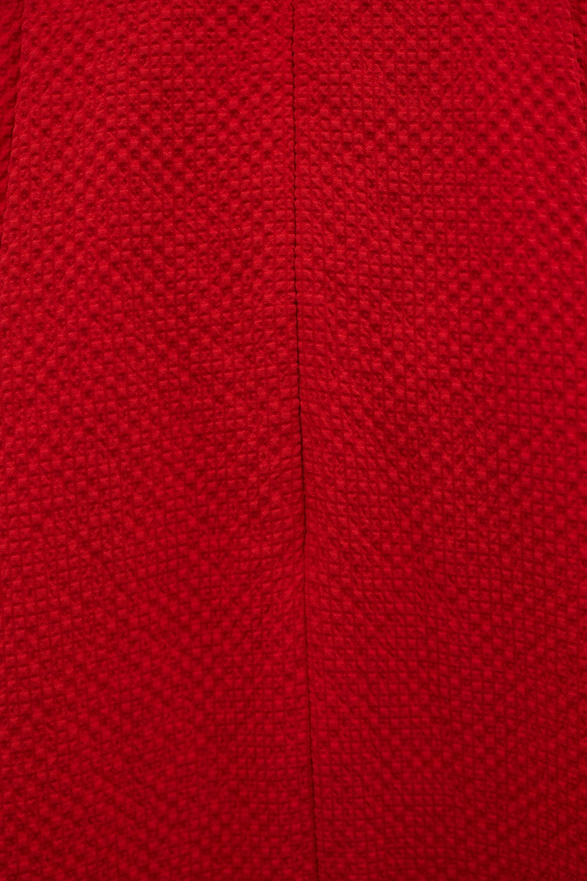 ランダムタックサッカースカート RED M