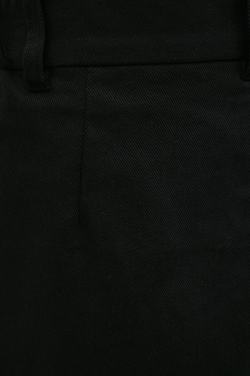 リネンミックスフレアショートパンツ BLK M