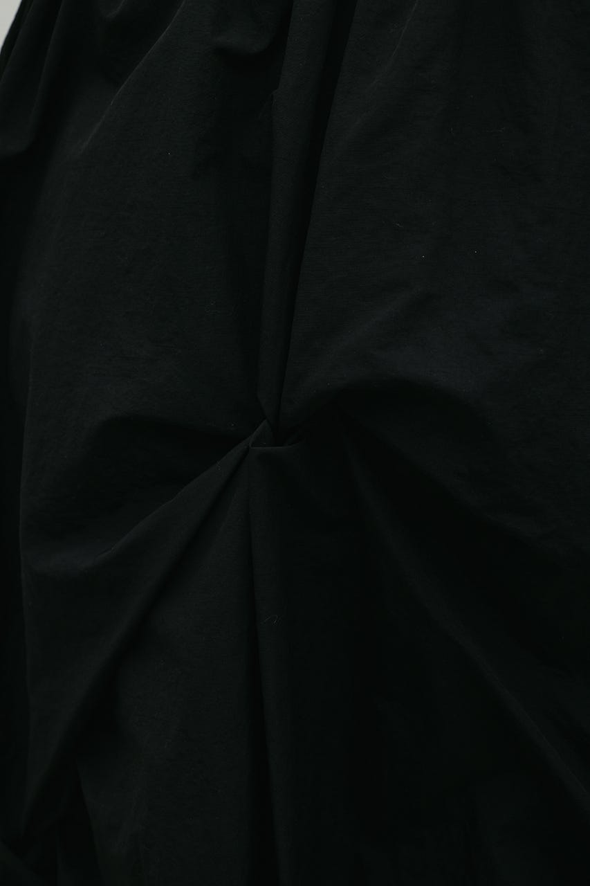 ツイストタッキングスカート BLK M