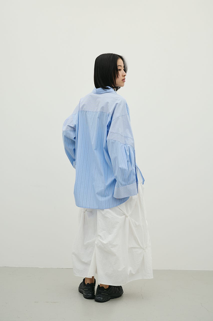 ツイストタッキングスカート WHT S