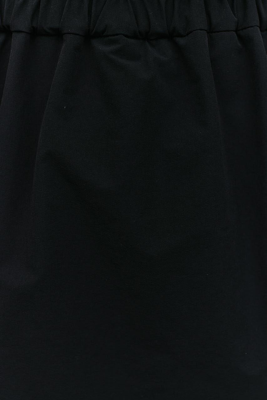 フリルミニスカートパンツ BLK S