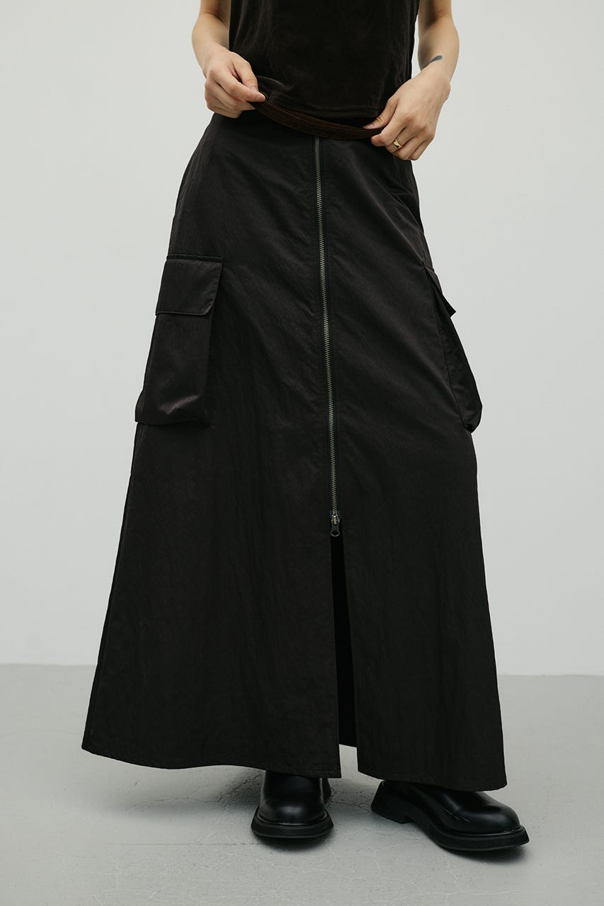 ビッグポケットカーゴスカート BLK M