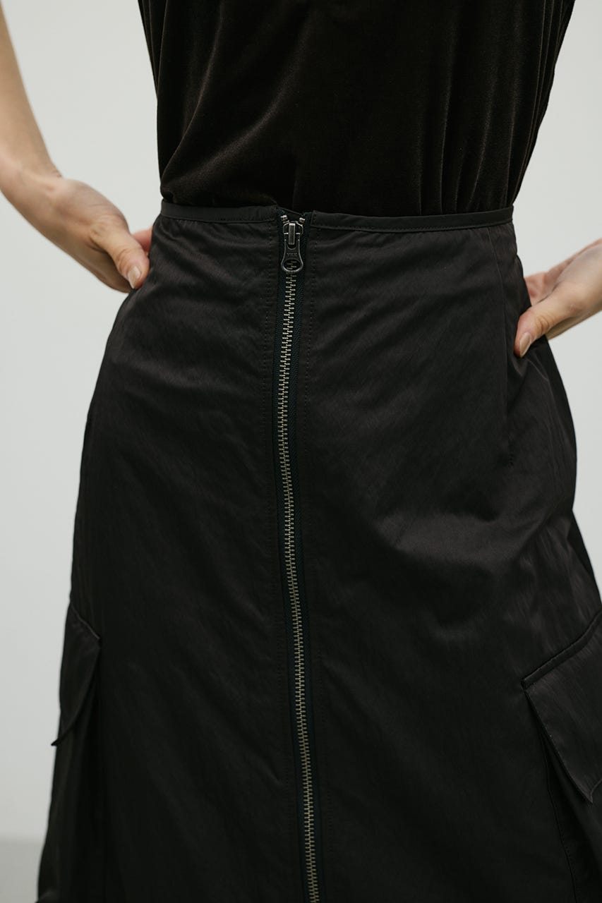 ビッグポケットカーゴスカート BLK M