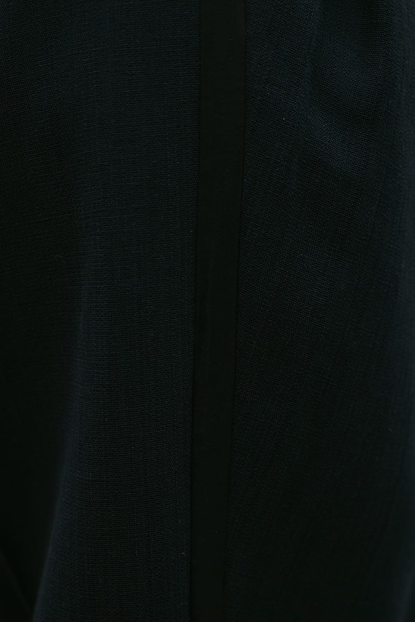 セットアップバイカラーパンツ NVY S