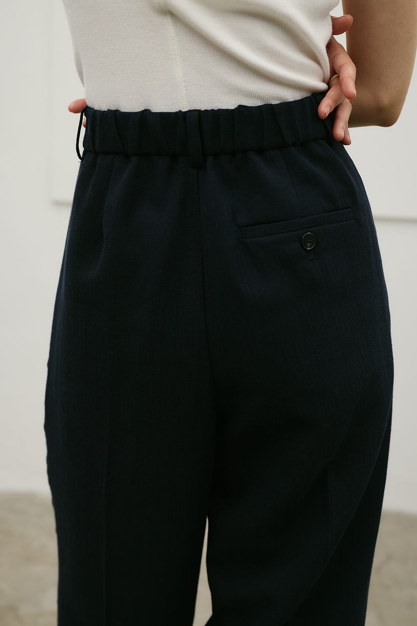 セットアップバイカラーパンツ NVY S