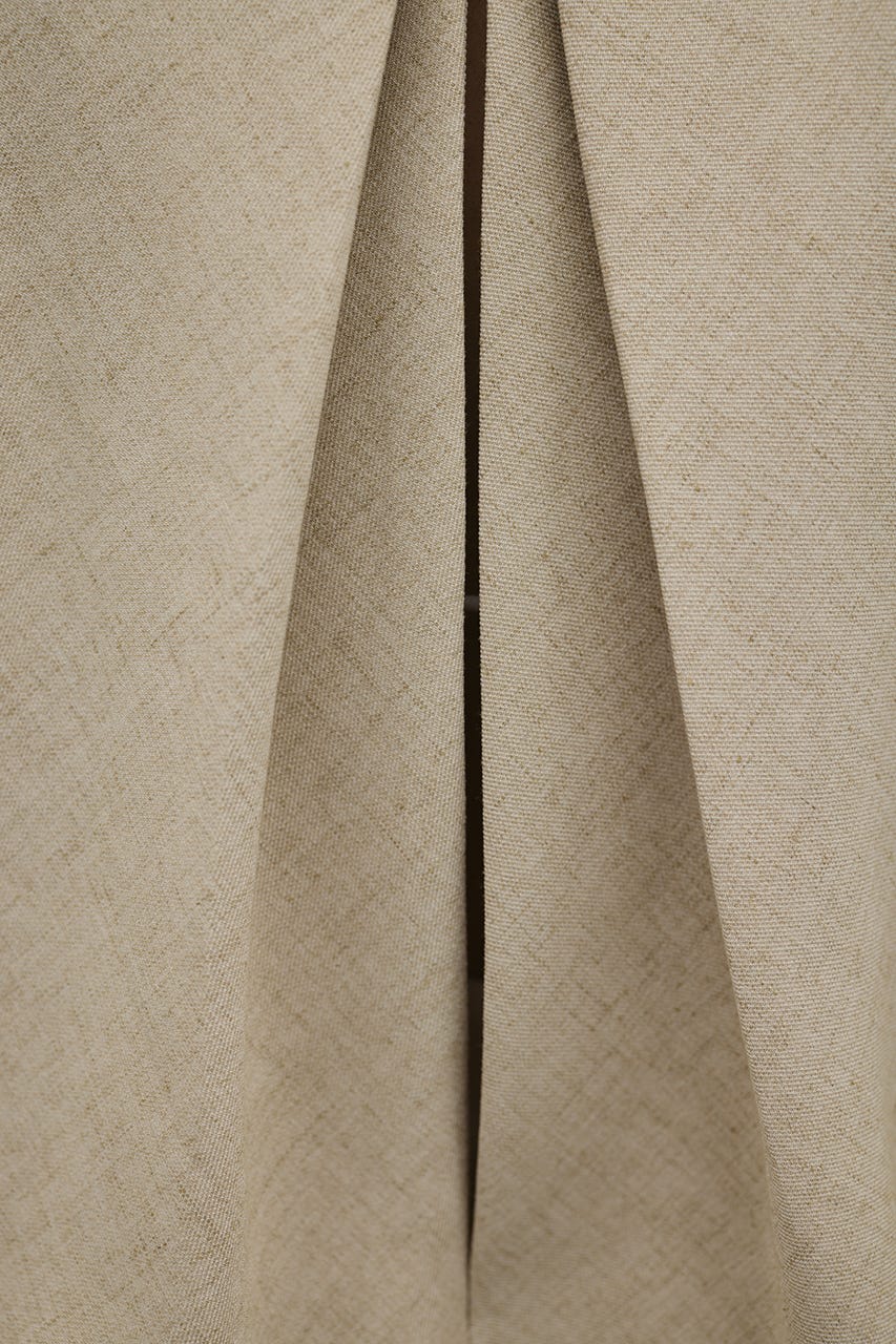 リネンミックスボクシーワンピース BEG S