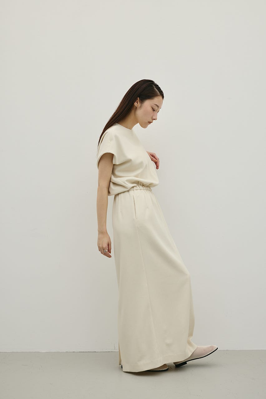 リネンミックスボクシーワンピース IVOY M