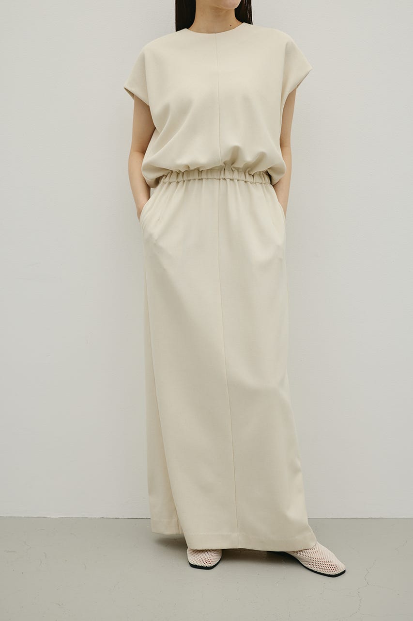 リネンミックスボクシーワンピース IVOY M