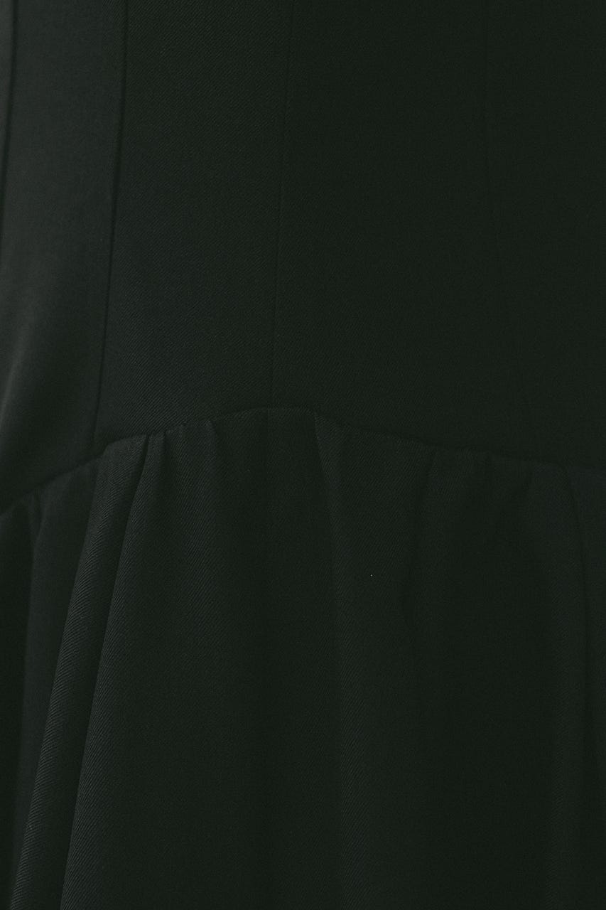 パネルキャミワンピース BLK S