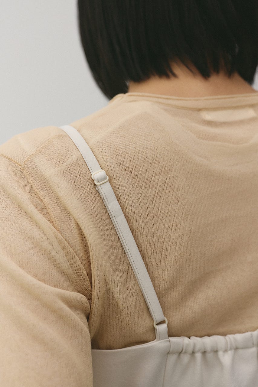 パネルキャミワンピース L/BEG S